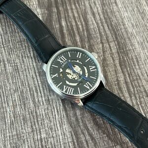 Invicta|Genuine Calf Leather Band Moving Parts Watch- Objet d’Art